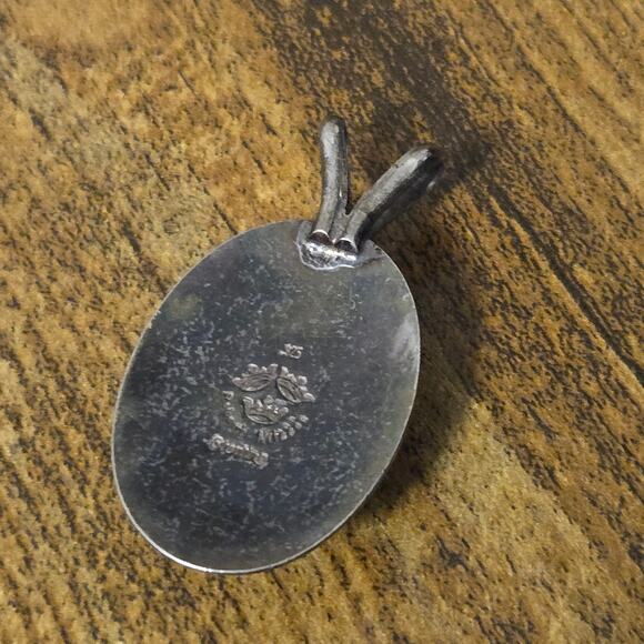 Vintage Robert Nillson Signed Sterling Silver & Black Onyx Modernist Pendant - Picture 12 of 16